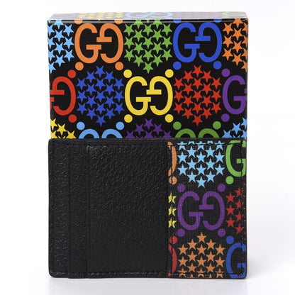 Gucci GG Supreme Monogram Psychedelic Card Holder Black 8 of 8