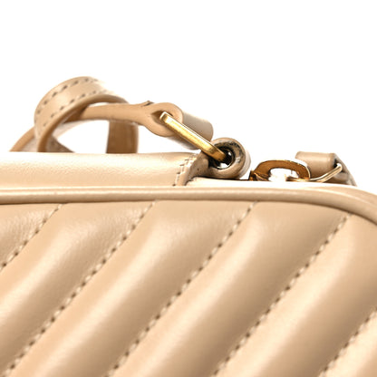 Saint Laurent Calfskin Matelasse Monogram Lou Camera Bag Dark Beige 11 of 13