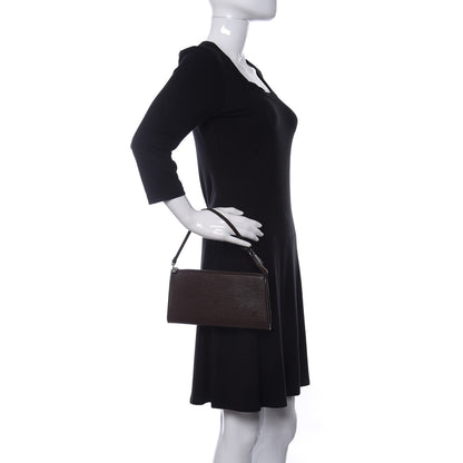 Louis Vuitton Epi Pochette Accessories 24 Moka 2 of 10