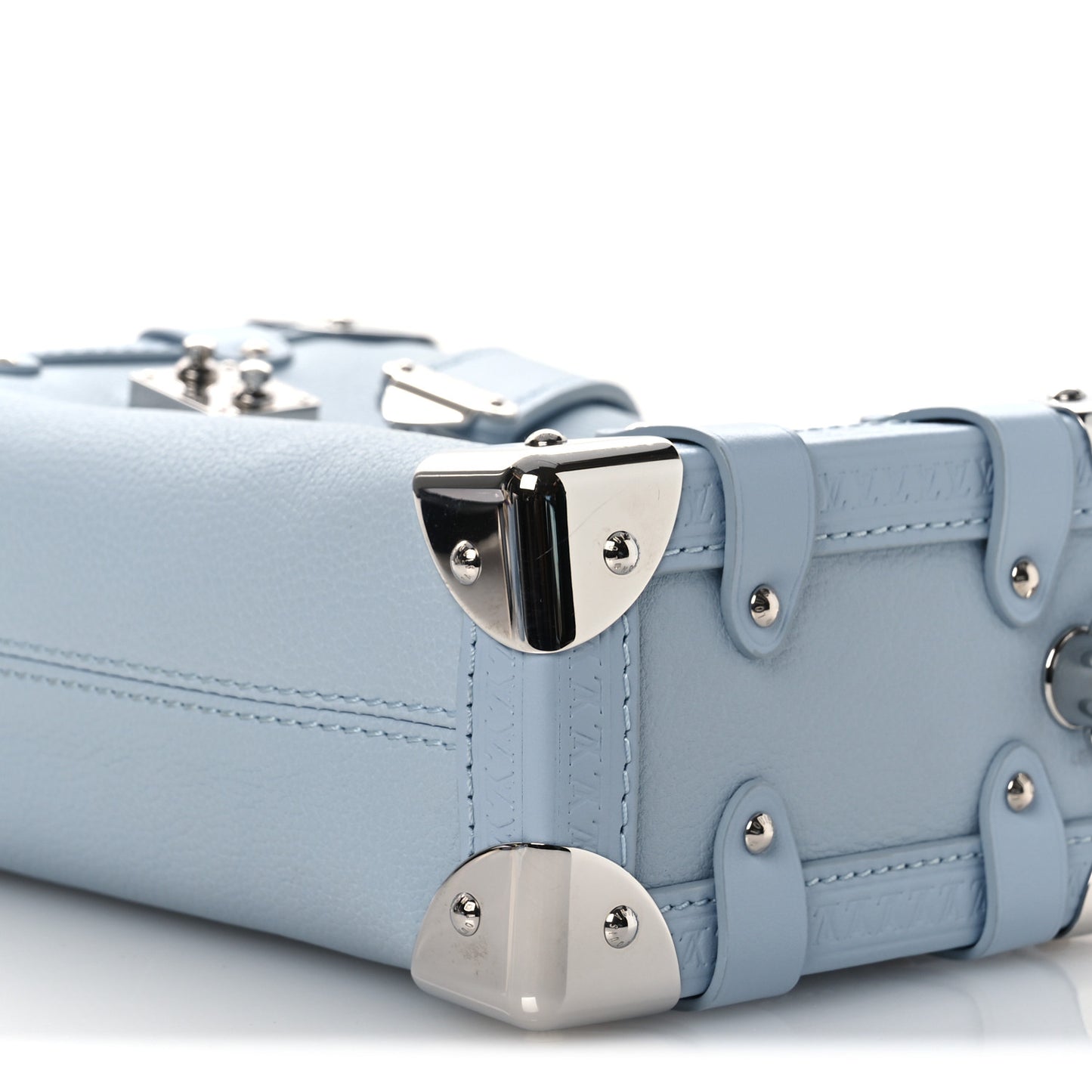 Calfskin Side Trunk PM Blue