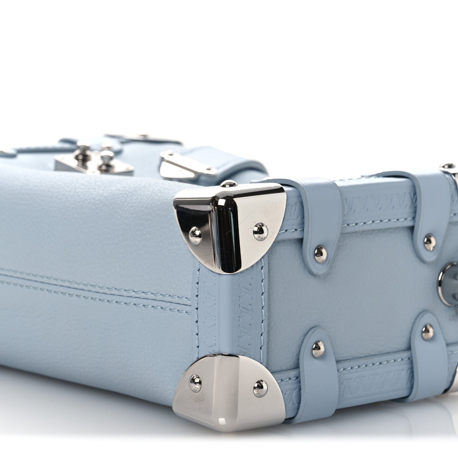 Louis Vuitton Calfskin Side Trunk PM Blue 10 of 13