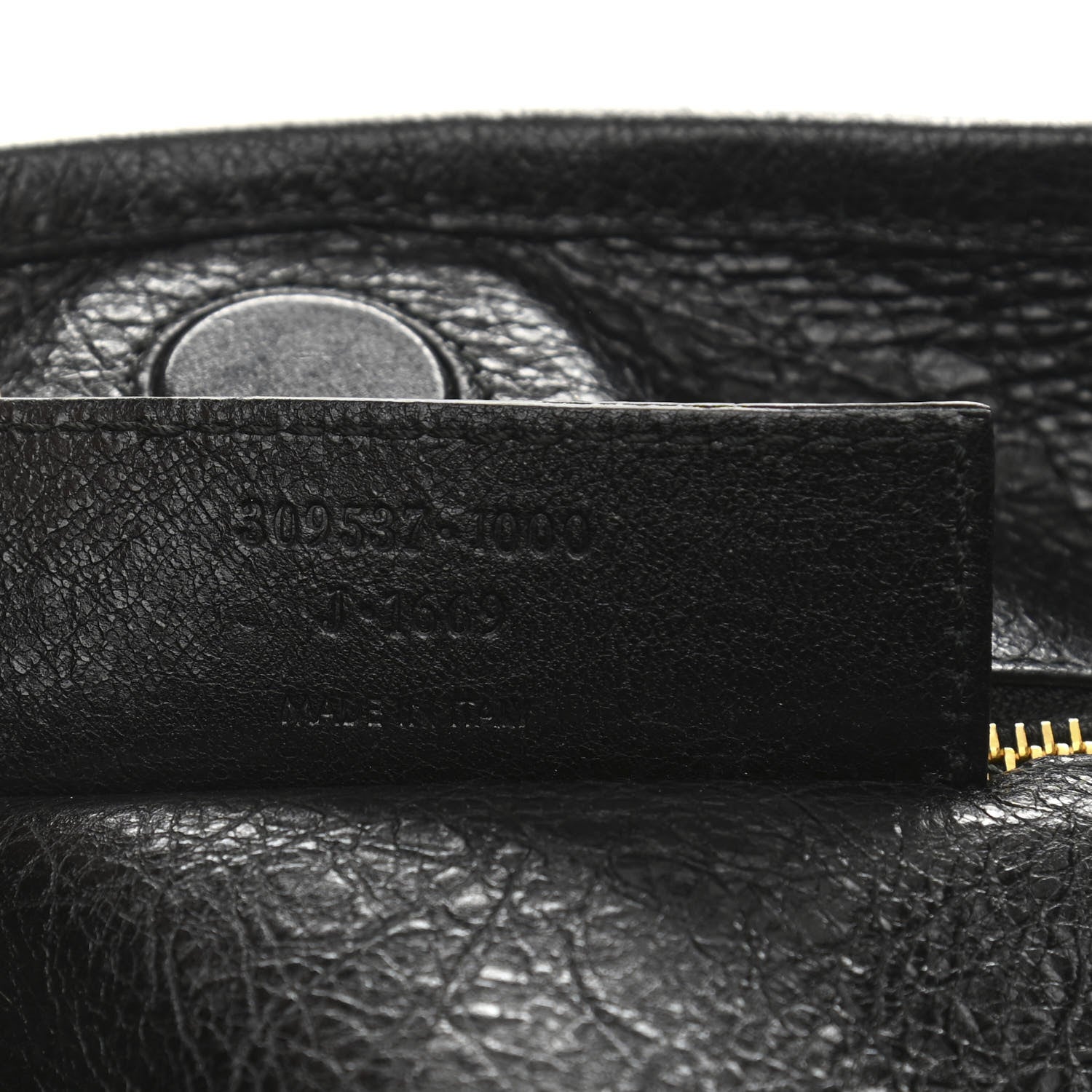 Balenciaga Agneau Giant 12 Gold Hardware S Sunday Tote Black 7 of 10
