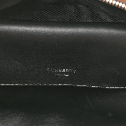 Burberry Smooth Calfskin Medium Cube Bowling Bag Malt Brown 6 of 9