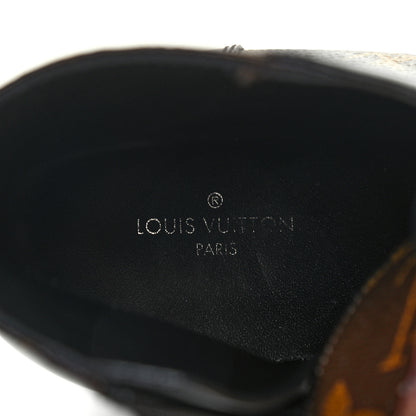 Louis Vuitton Patent Calfskin Monogram Star Trail Ankle Boots 41 Black 6 of 8