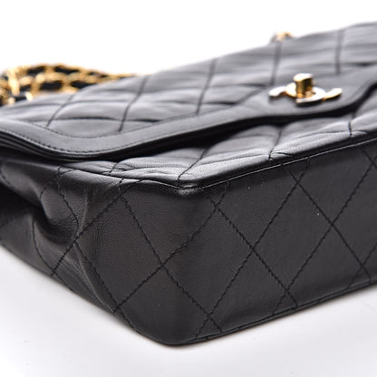 Chanel Lambskin Quilted Medium Double Flap Black 8 of 17