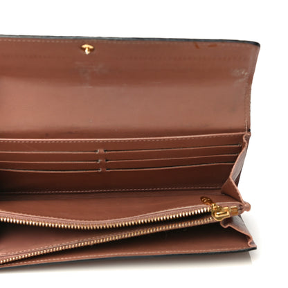 Louis Vuitton Vernis Sarah Wallet Rose Velours 5 of 28