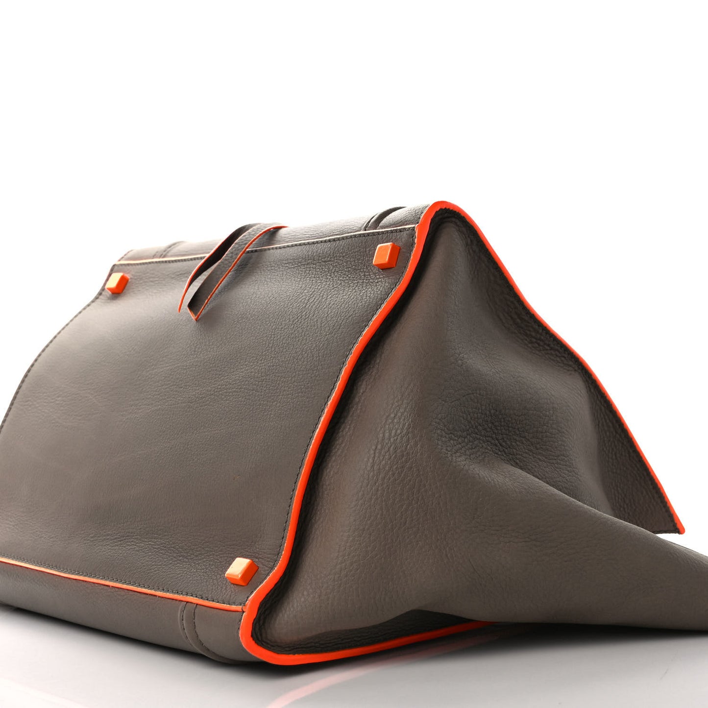 Supple Calfskin Medium Phantom Luggage Grey