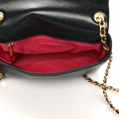 Chanel Shiny Lambskin Quilted Medium Fashion Therapy Flap Bag Black 5 of 9