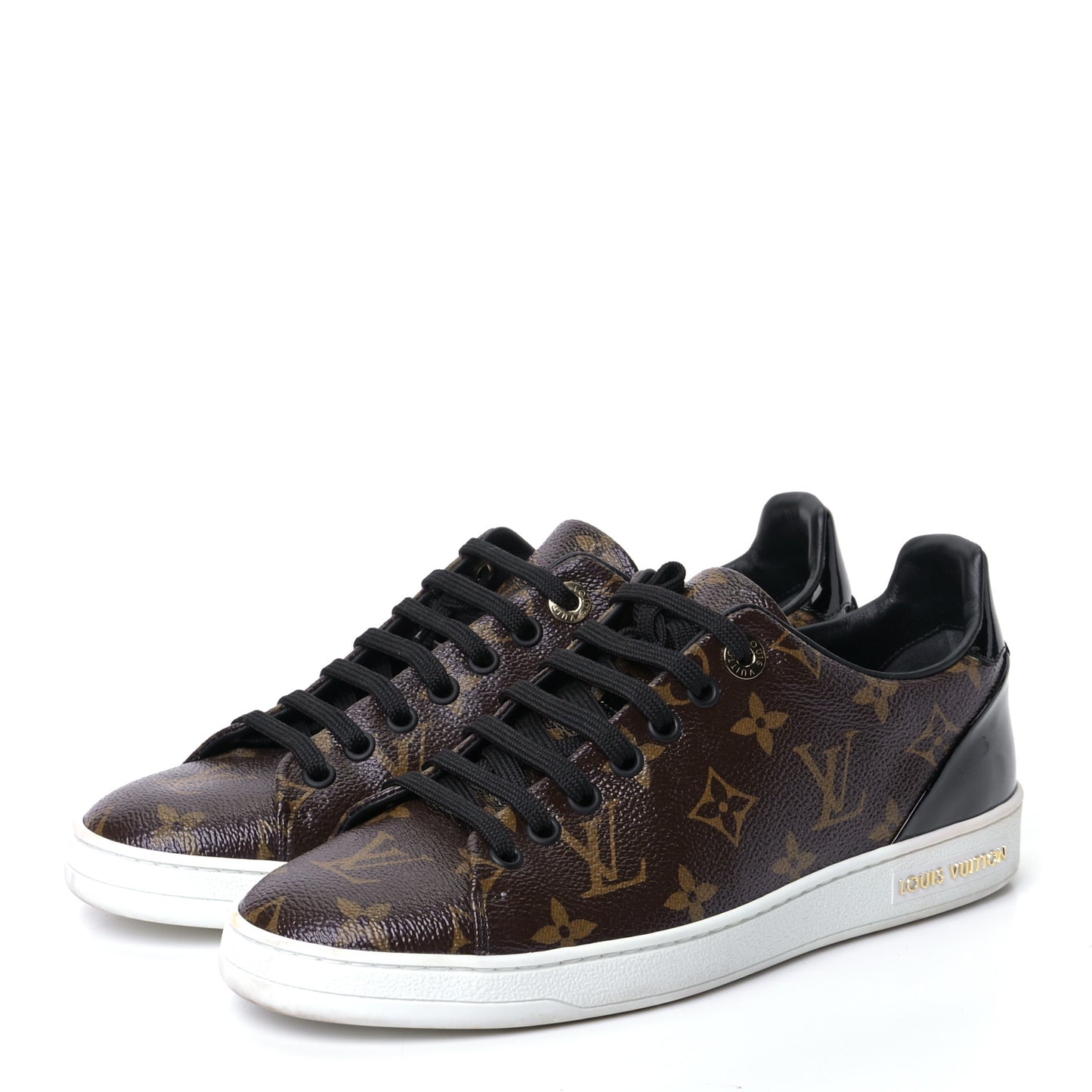 Patent Monogram Frontrow Sneakers 40