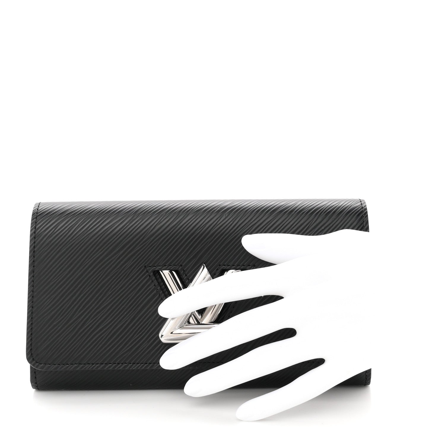 Louis Vuitton Epi Twist Wallet Black 2 of 7