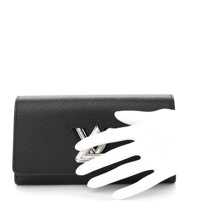 Louis Vuitton Epi Twist Wallet Black 2 of 7