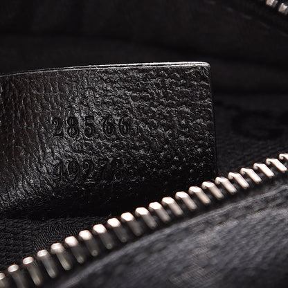 Gucci GG Monogram Web Double Pocket Belt Bag Black 8 of 9