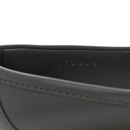 Chanel Lambskin Quilted CC Turnlock Loafers 36 Grey 6 of 14