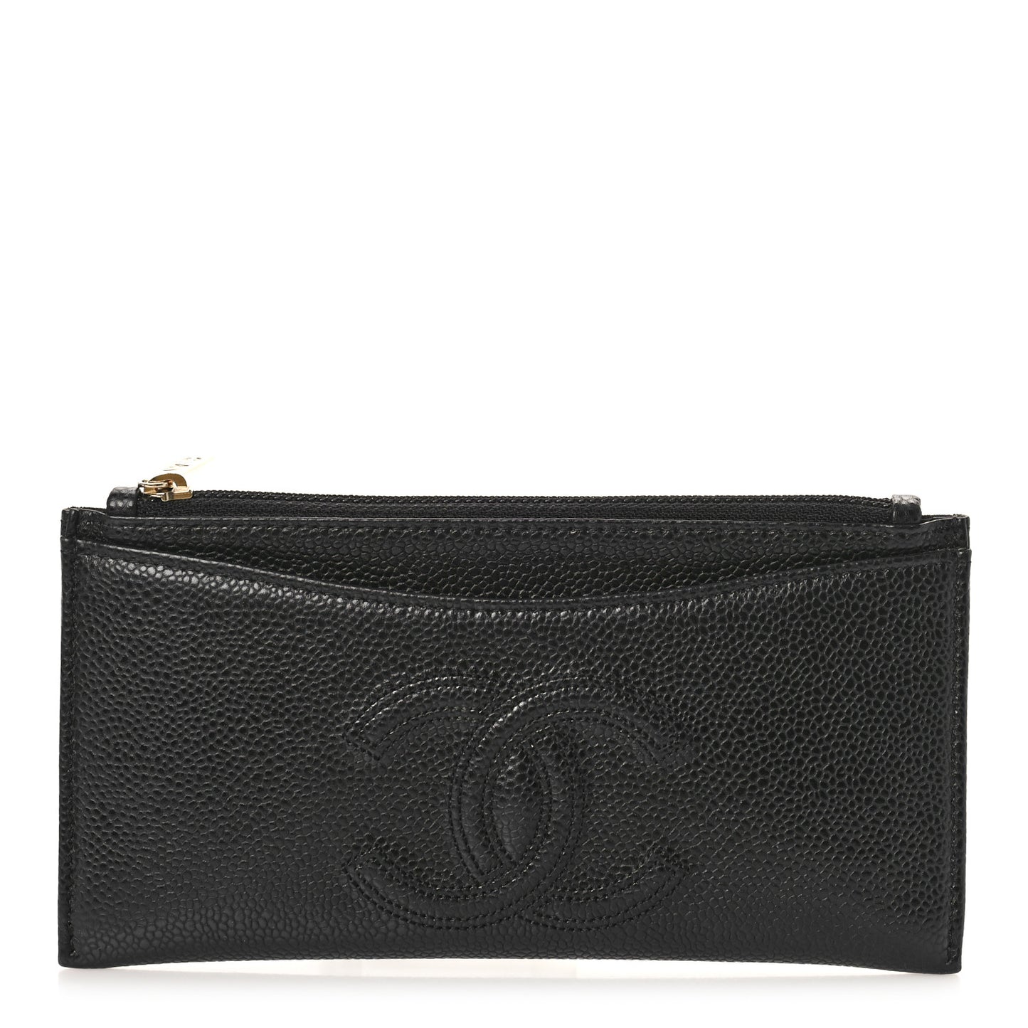 Caviar CC Classic Zip Pouch Black