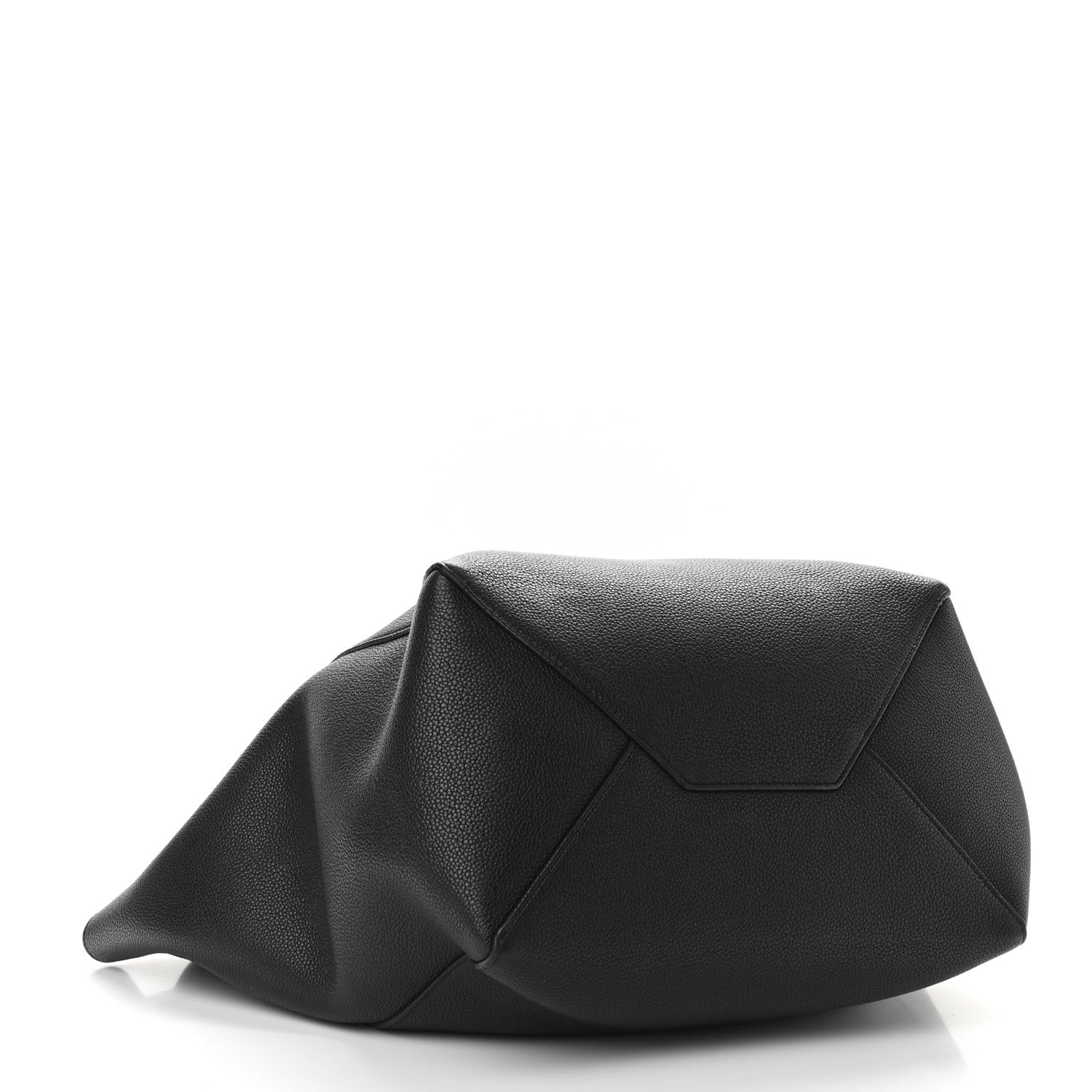 Celine Soft Grained Calfskin Medium Belt Cabas Phantom Black 4 of 10