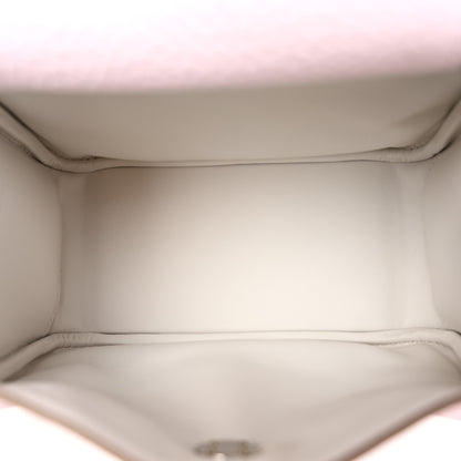 Hermes Taurillon Clemence Verso Mini Lindy 20 Mauve Pale Mushroom 5 of 11