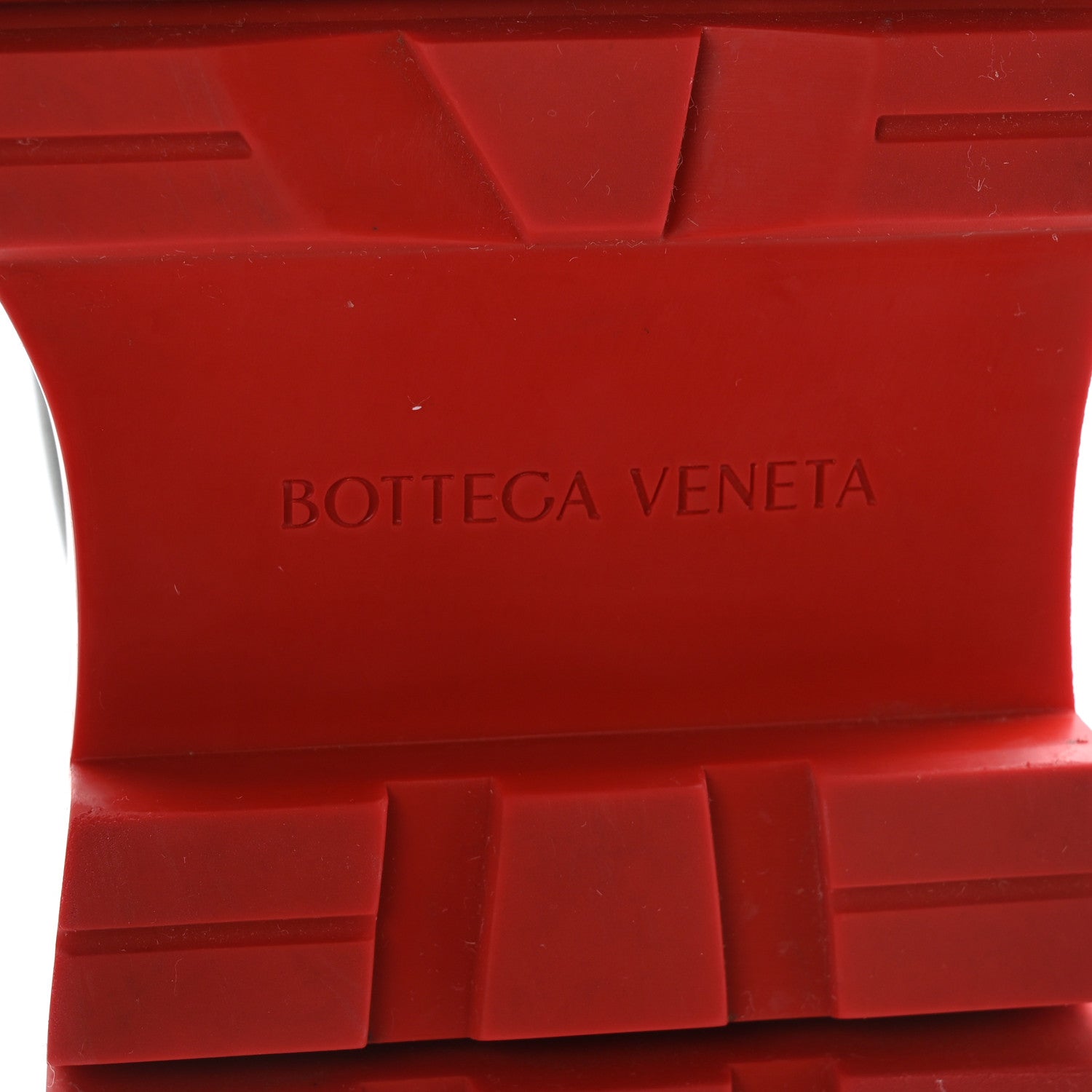 Bottega Veneta Calfskin Mens The Tire Cropped Chelsea Boots 40 Black Bright Red 6 of 9