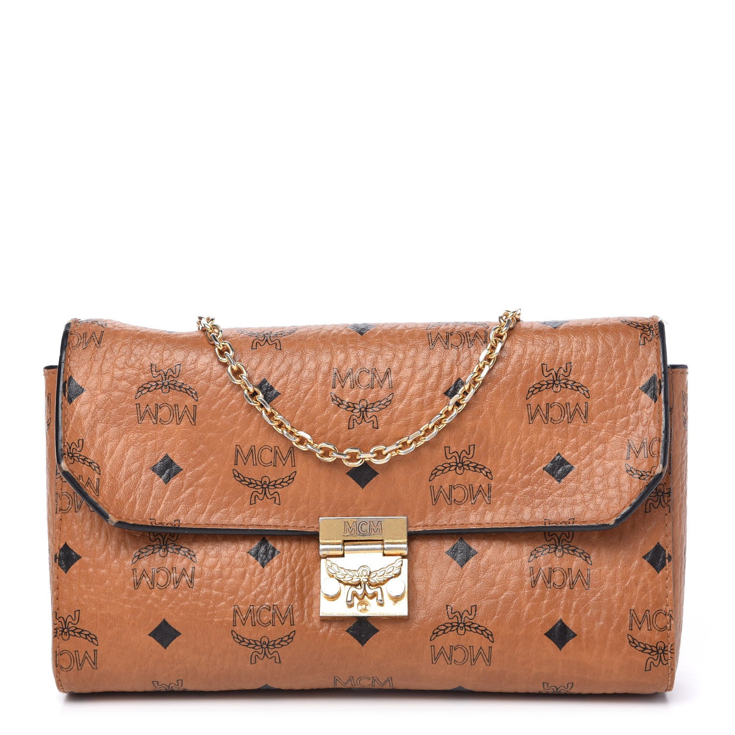 Visetos Small Millie Crossbody Bag Cognac