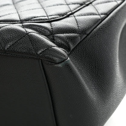 Chanel Caviar Quilted Grand Shopping Tote GST Black 11 of 15
