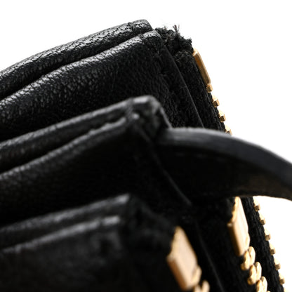 Celine Lambskin Small Trio Crossbody Bag Black 13 of 14