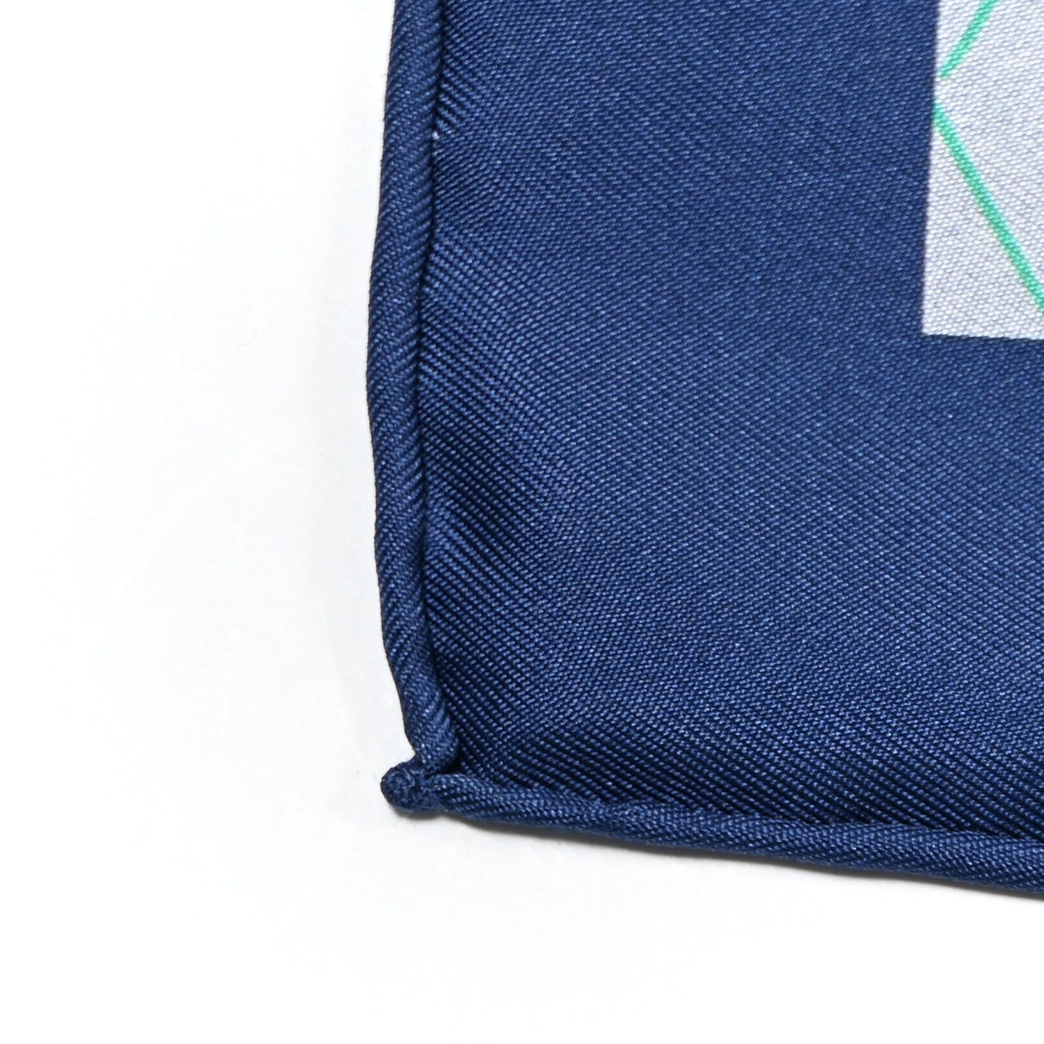 Hermes Silk Splash Park Double Face Scarf 90 Marine Vert Multicolore 7 of 14