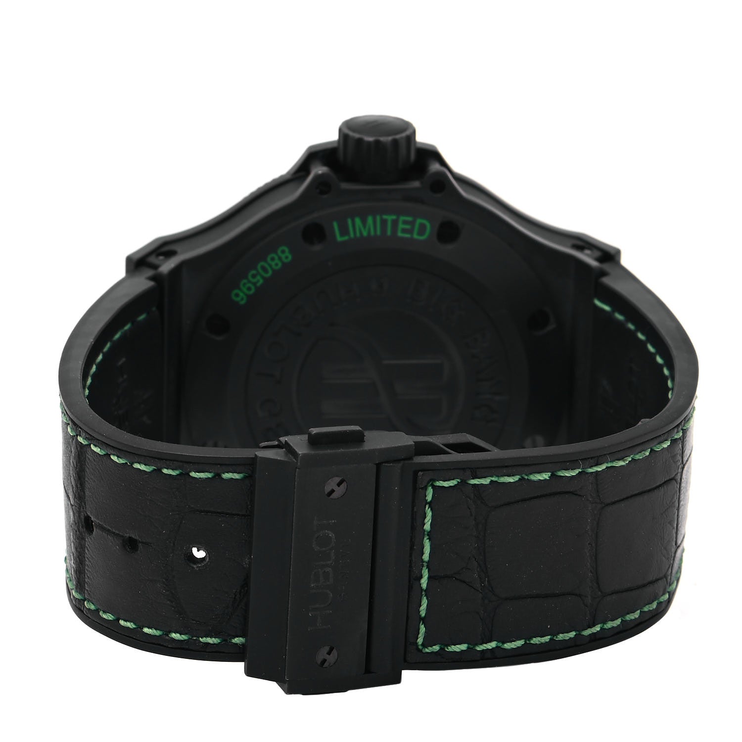 Hublot Ceramic Alligator 48mm Big Bang King All Black Green Automatic Watch Black 322.CI.1190.GR.ABG11 3 of 5