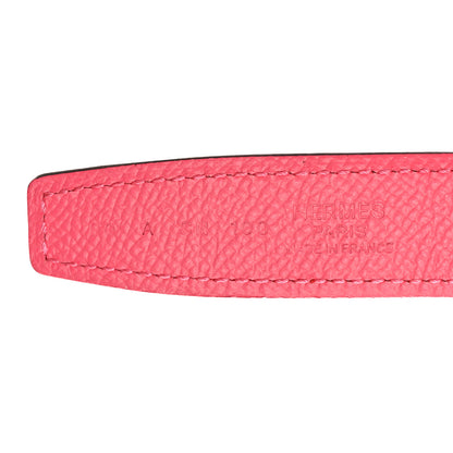 Hermes Epsom Swift 24mm Collier De Chien CDC Belt 90 36 Orange Poppy Rose Azalee 5 of 5