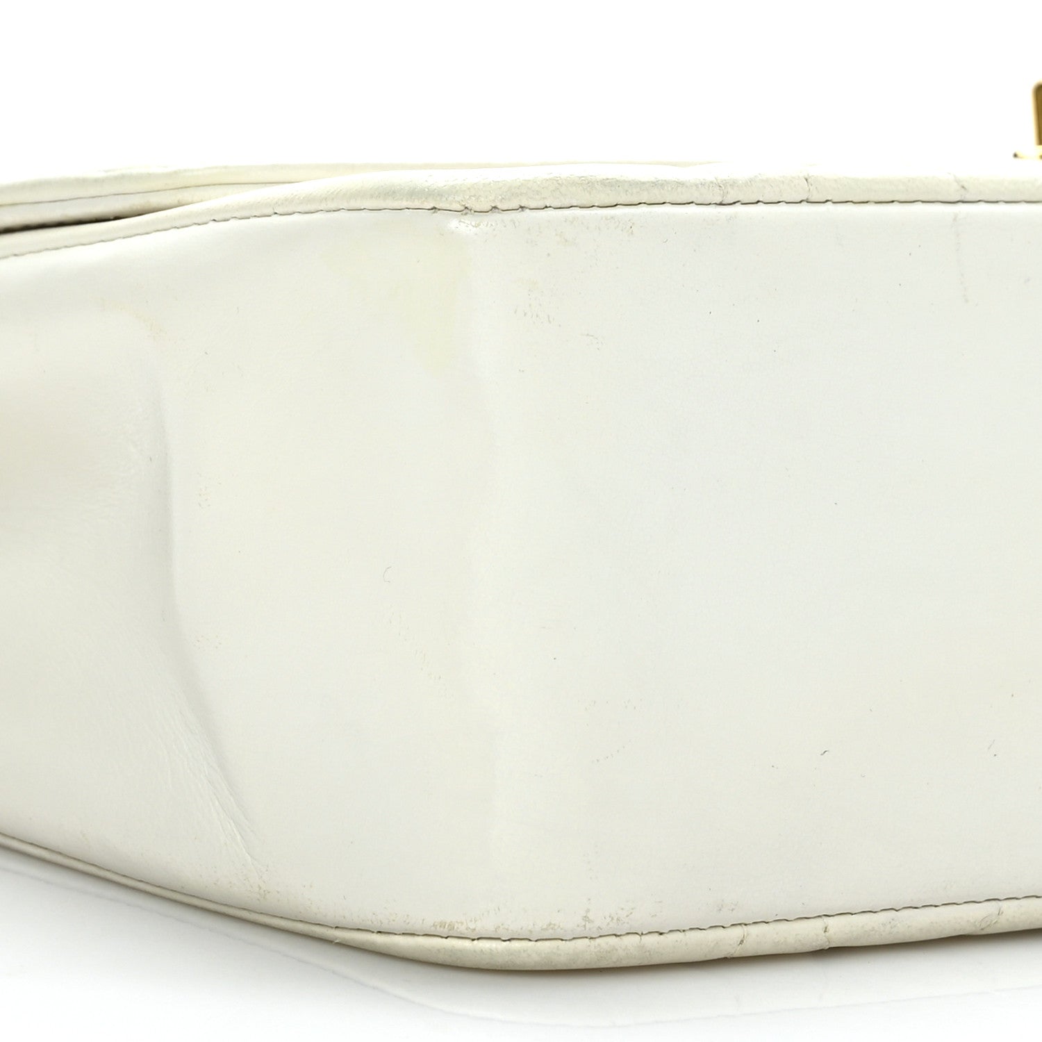Chanel Lambskin Quilted Small Single Flap White 9 of 10