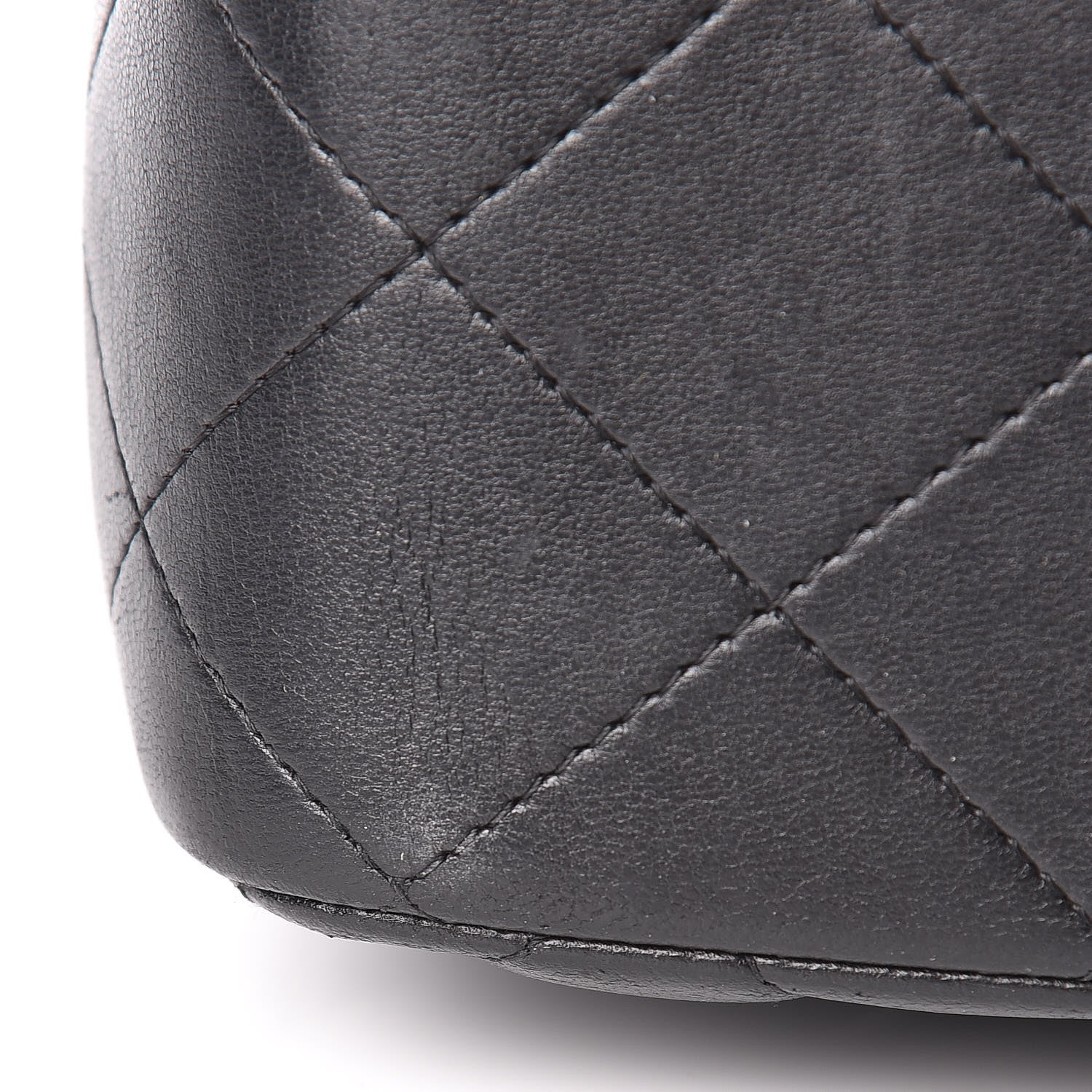 Chanel Lambskin Quilted Jumbo Double Flap Black 16 of 16