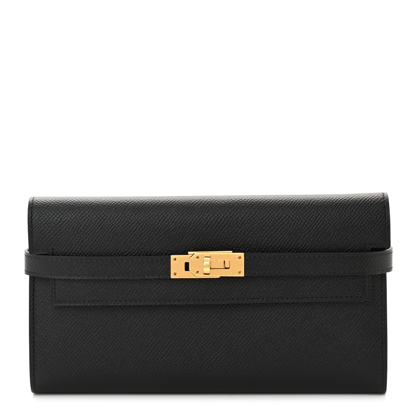 Epsom Kelly Longue Wallet Black