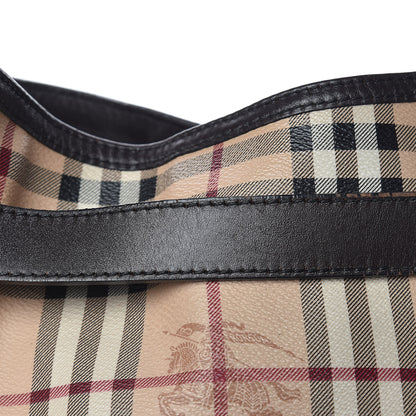 Burberry Haymarket Check Medium Willenmore Hobo Chocolate 12 of 13