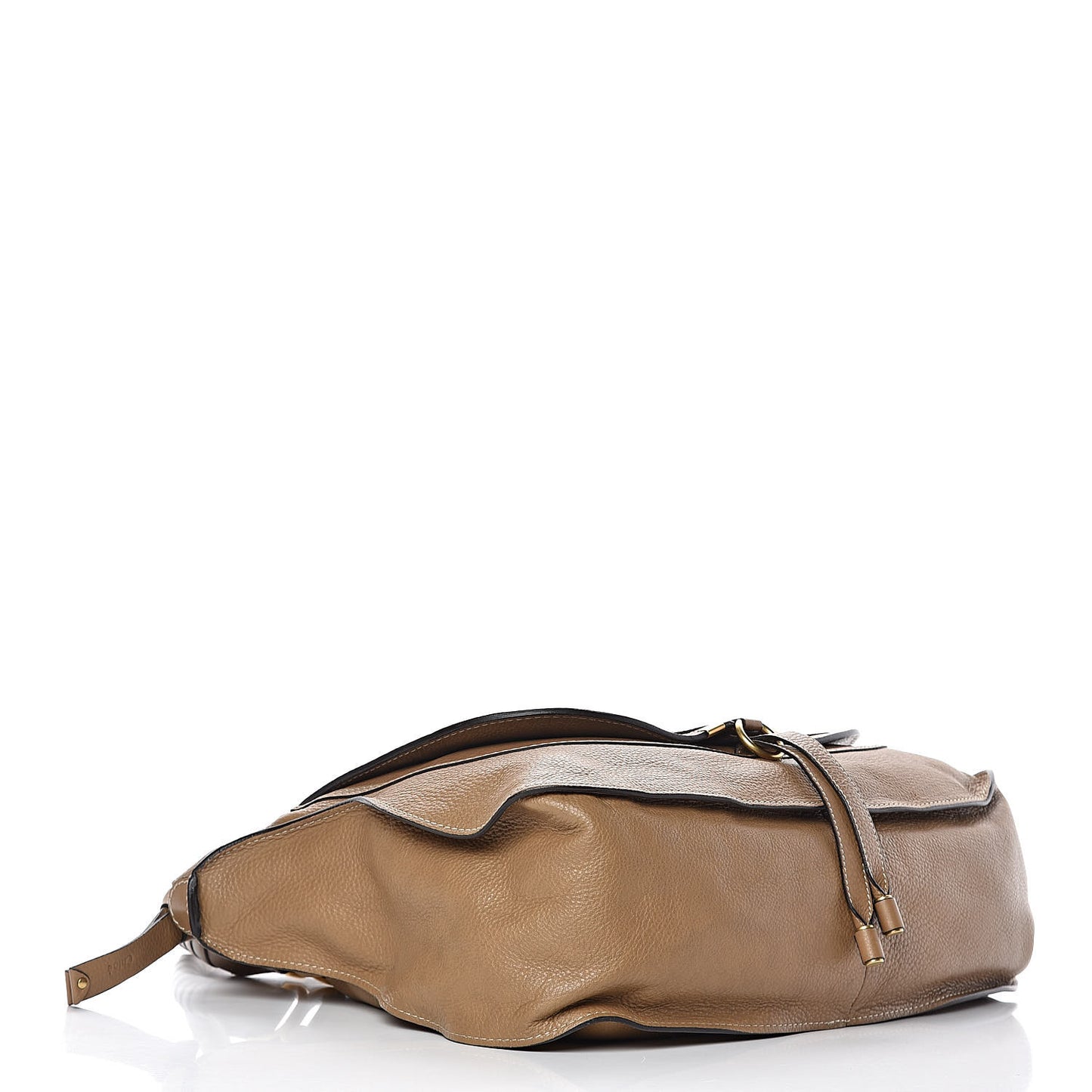 Calfskin Large Marcie Satchel Nut