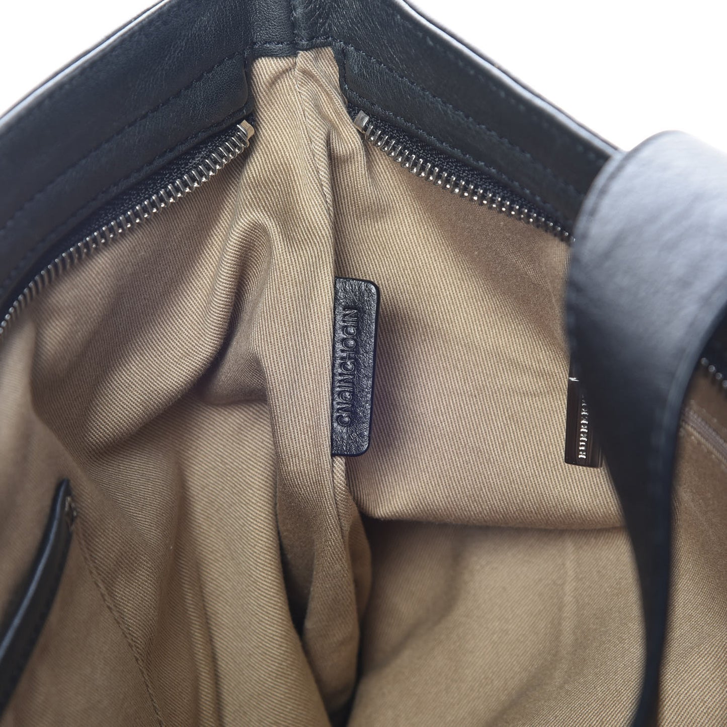 Calfskin Haymarket Check Toggle Shoulder Bag Black