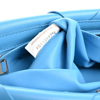Bottega Veneta Nappa Maxi Blown Up Intrecciato Pouch Clutch Swimming Pool 8 of 11