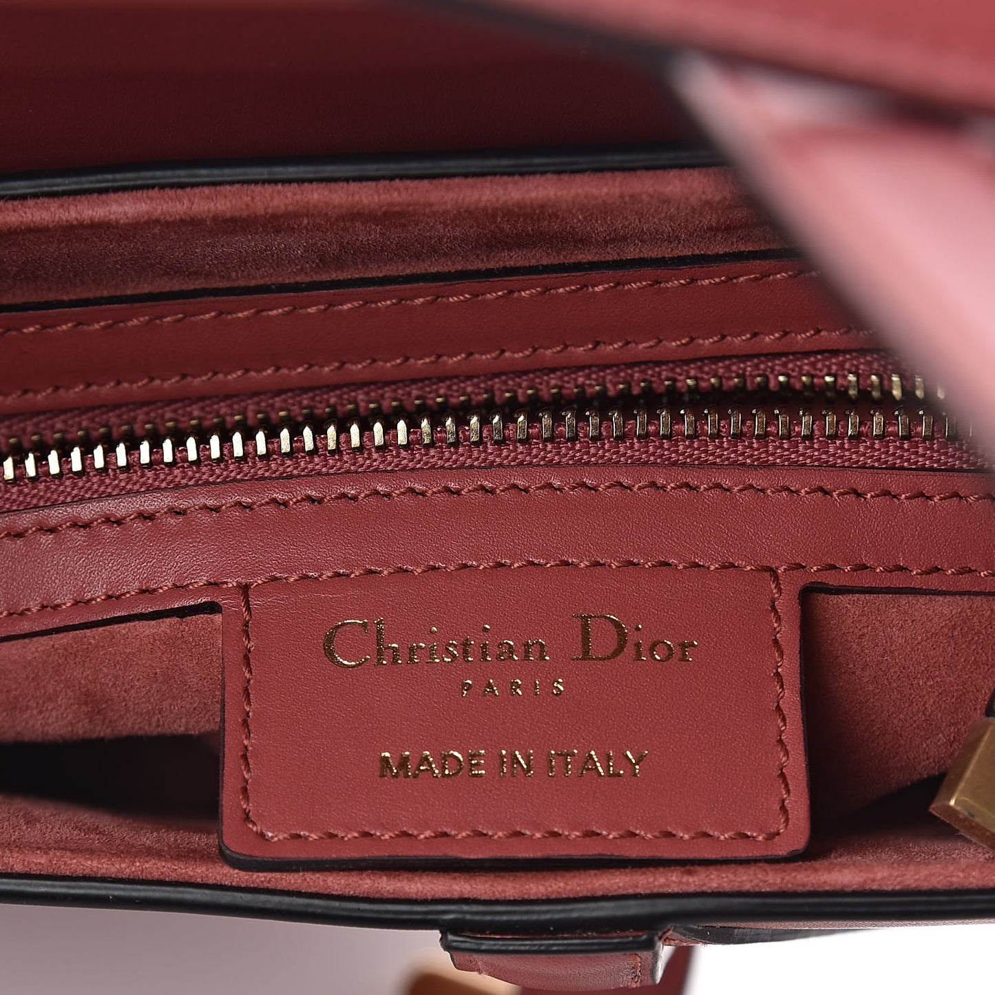 Calfskin Saddle Bag Pink