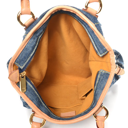 Louis Vuitton Denim Neo Cabby MM Blue 5 of 7