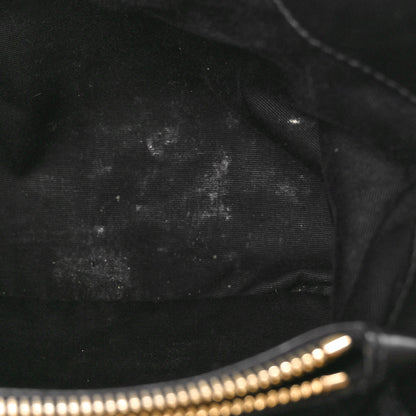 Saint Laurent SAINT LAURENT Calfskin Y Quilted Monogram Medium Loulou Chain Satchel Black 12 of 13