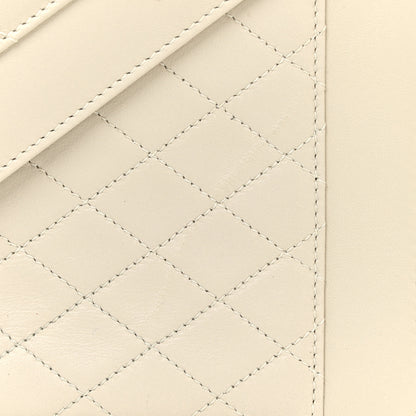 Saint Laurent Lambskin Quilted Mini Gaby Satchel Blanc Vintage 19 of 21