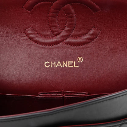 Chanel Lambskin Quilted Medium Double Flap Black 6 of 15