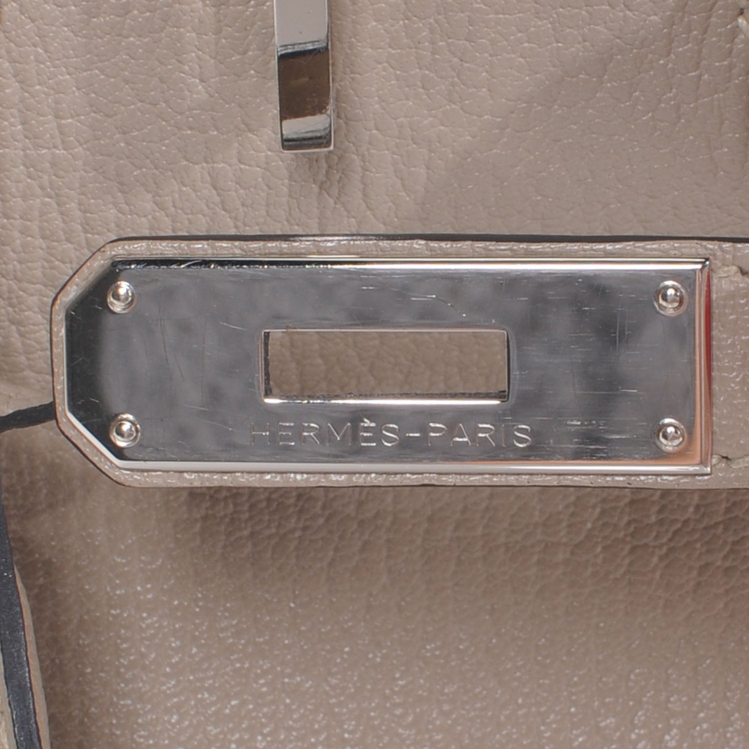 Hermes Chevre Mysore Birkin 30 Gris Tourterelle and Etoupe 9 of 10