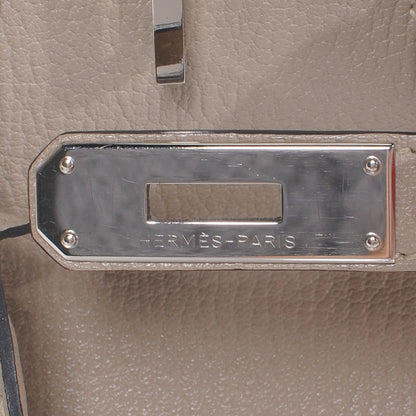 Hermes Chevre Mysore Birkin 30 Gris Tourterelle and Etoupe 9 of 10