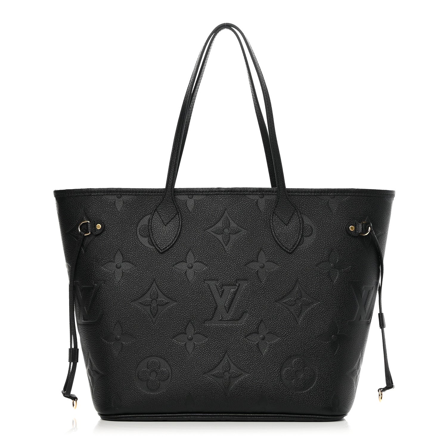 Louis Vuitton Empreinte Monogram Giant Neverfull MM Black 1 of 9