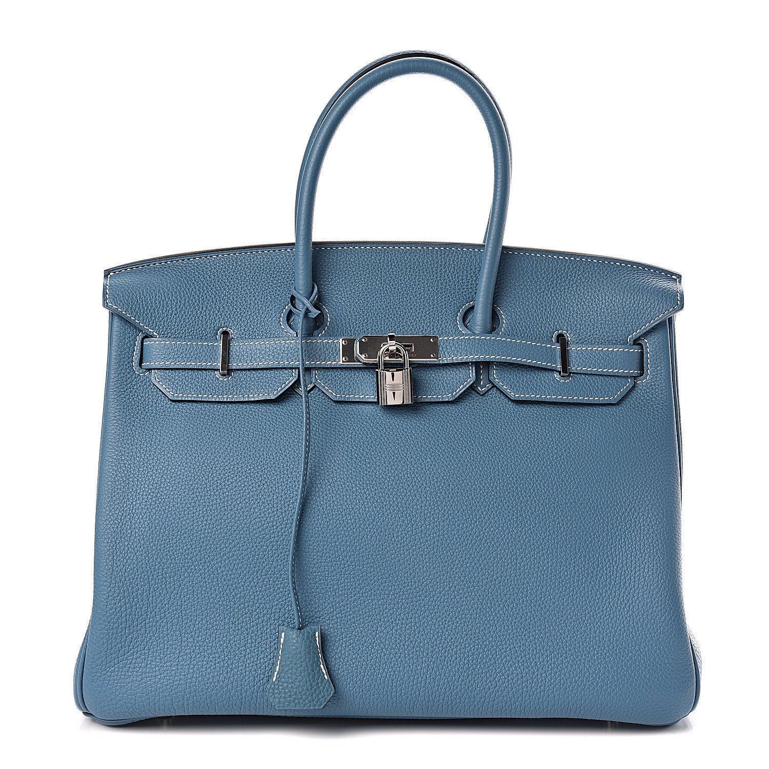 Hermes Togo Birkin 35 Blue Jean 1 of 36