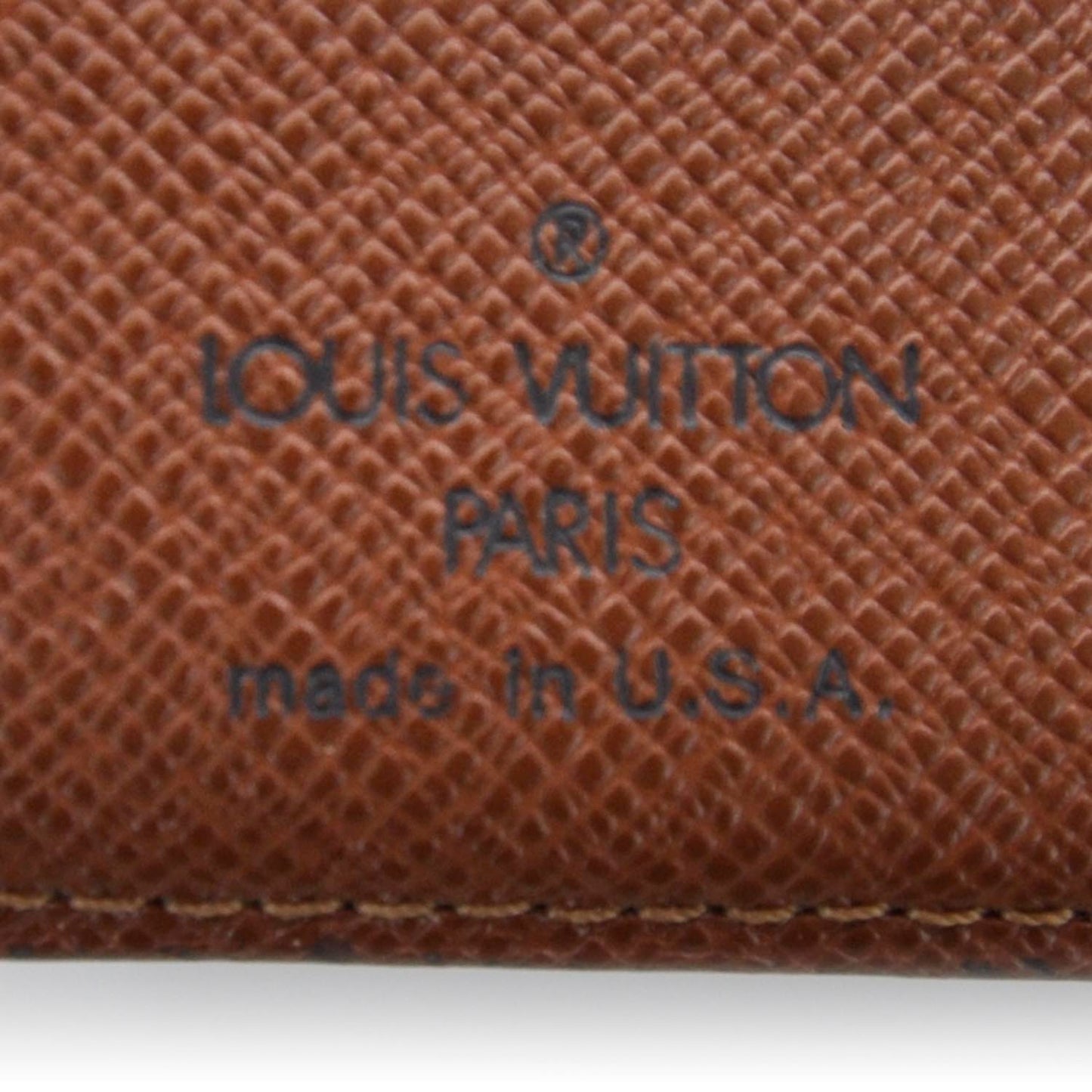 Monogram Zipped Wallet Snap w ID Holder