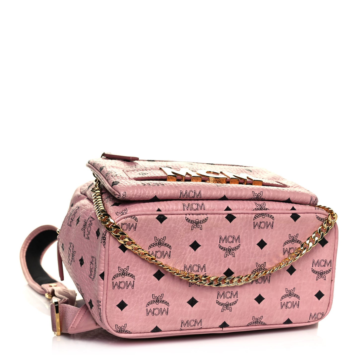 Visetos Studded Retro Trilogie Stark Backpack Pink