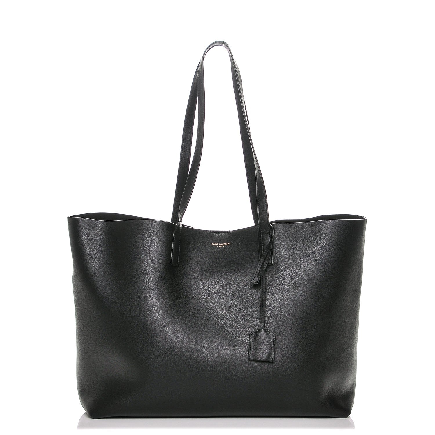 Saint Laurent Calfskin Large Shopping Tote Black 1 of 7