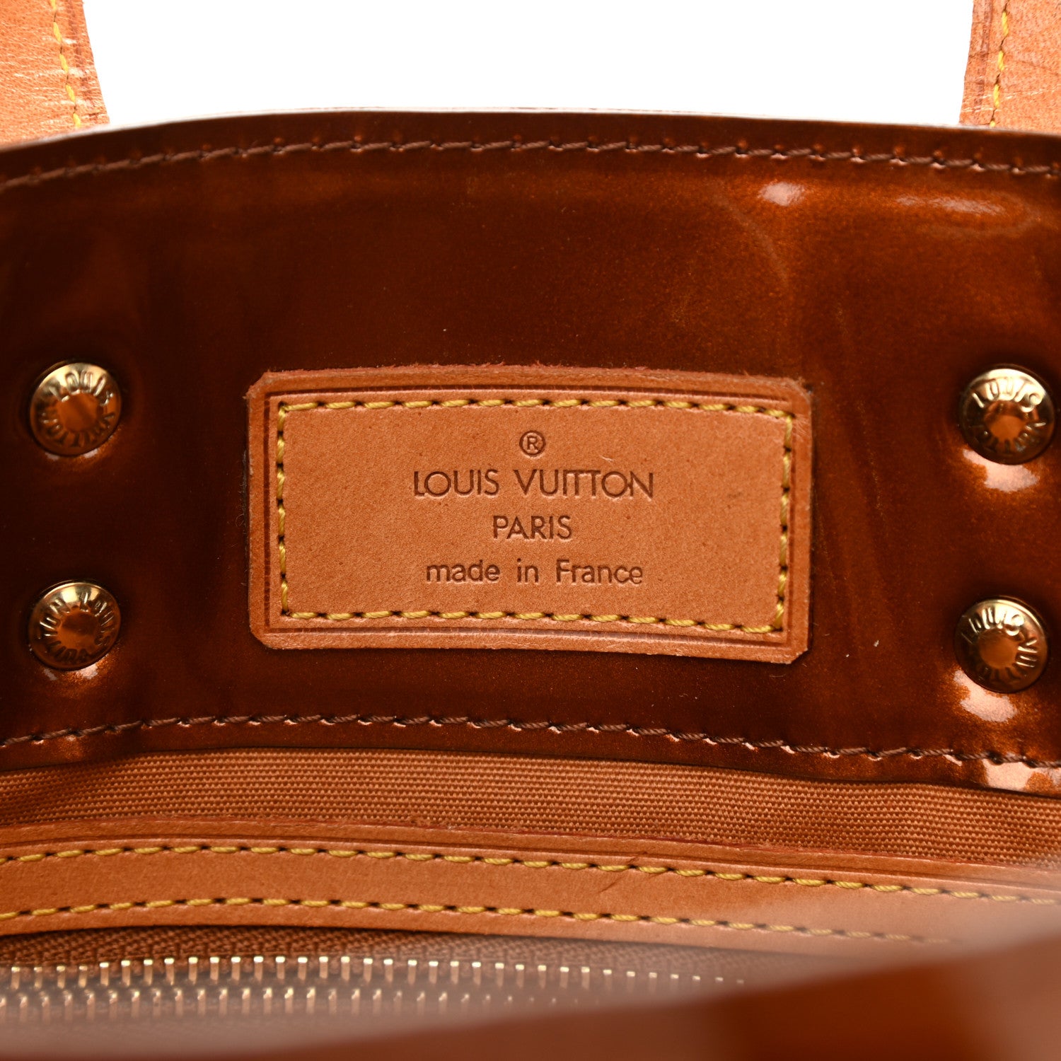 Louis Vuitton Vernis Reade PM Bronze 5 of 11