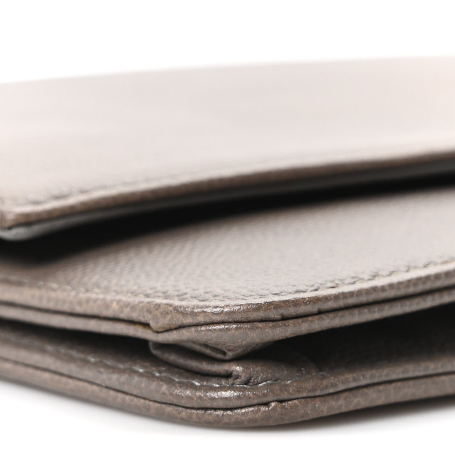 Chanel Caviar Sevruga Wallet On Chain WOC Grey 10 of 12