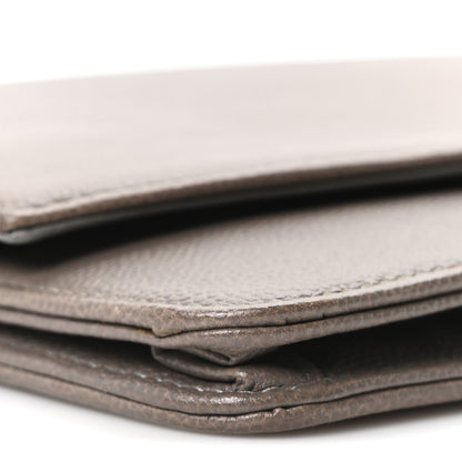 Chanel Caviar Sevruga Wallet On Chain WOC Grey 10 of 12