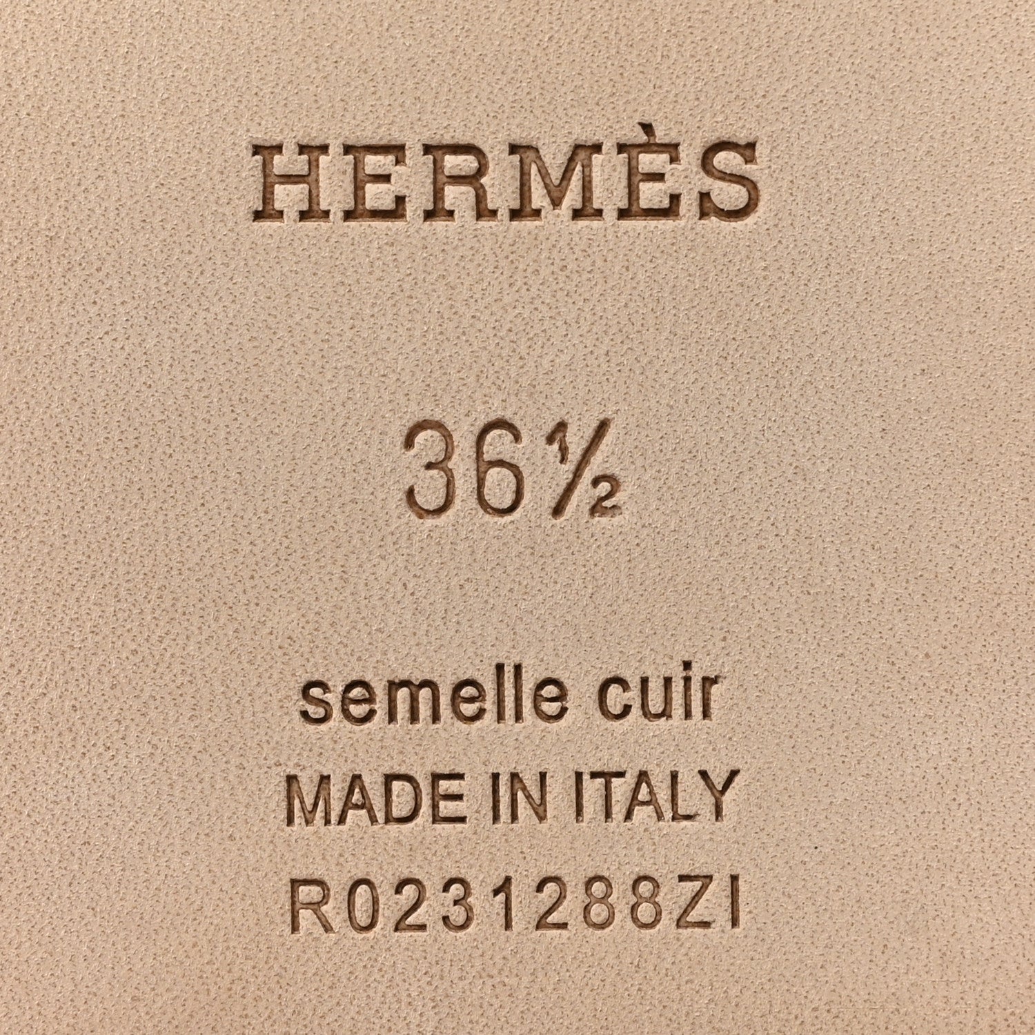Hermes Woolskin Oran Sandals 36.5 Beige Argile 6 of 8